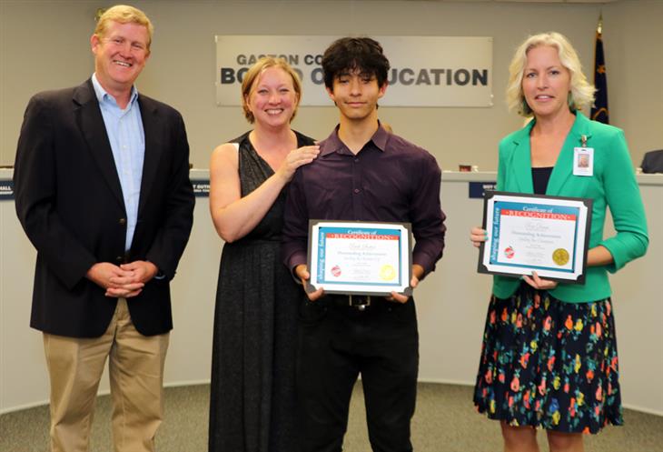 Board recognizes students for achievements